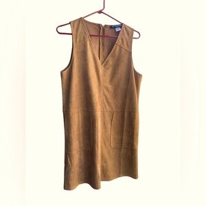 By Together Tan Suede Dress free people